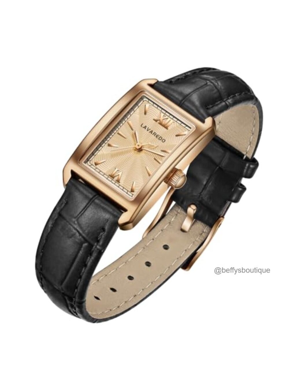 Womens Retro Leather Strap Watch Square Quartz Classic Vintage Ladies Wristwatch